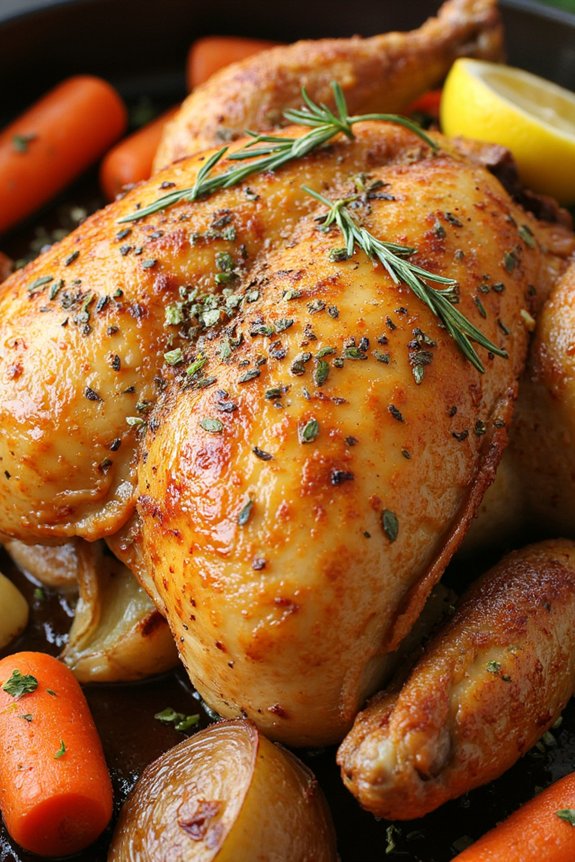 mediterranean herb infused roasted chicken