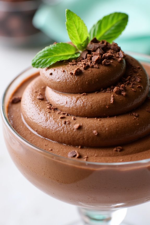 mint chocolate mousse recipe