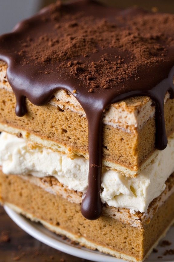 no bake coffee chocolate dessert