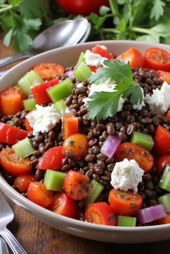 nutritious lentil salad recipe