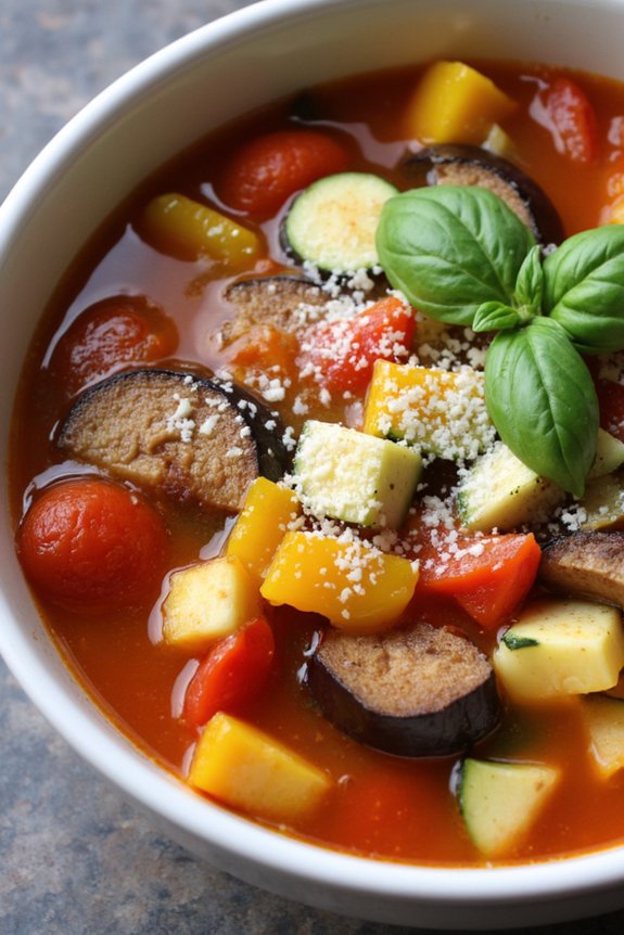 nutritious vegetable rich soup