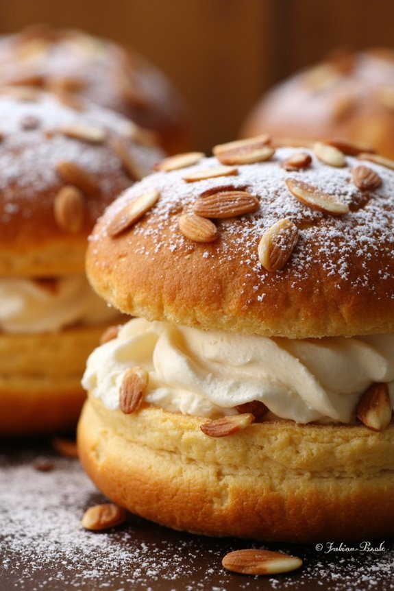 nutty creamy french pastry