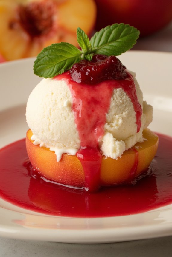peach melba dessert recipe