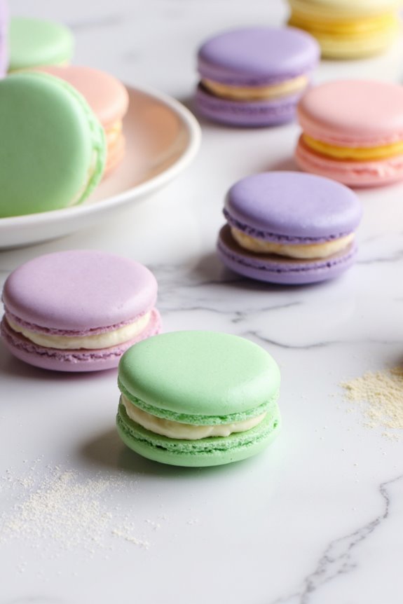perfect crunchy french macarons