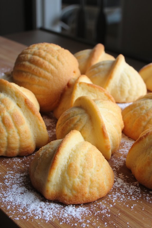 perfectly shaped sponge cakes