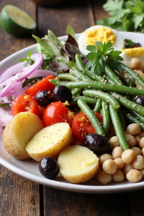 plant based salade ni oise recipe