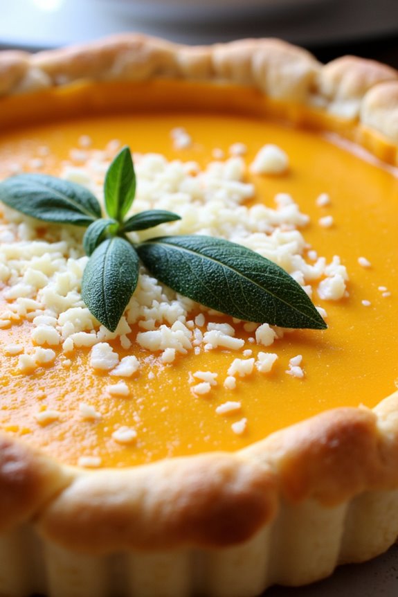 pumpkin sage tart recipe