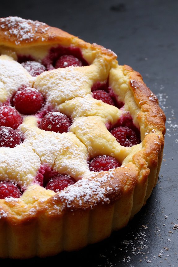 raspberry custard dessert recipe