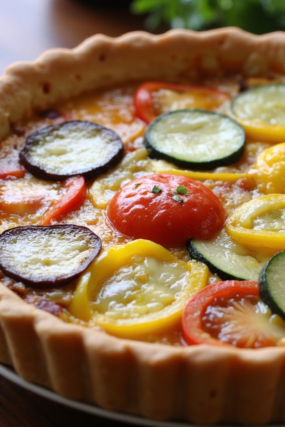 ratatouille vegetable quiche recipe