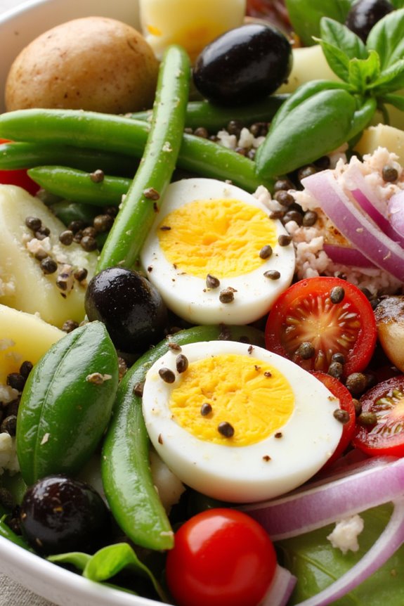 refreshing vegetarian ni oise salad