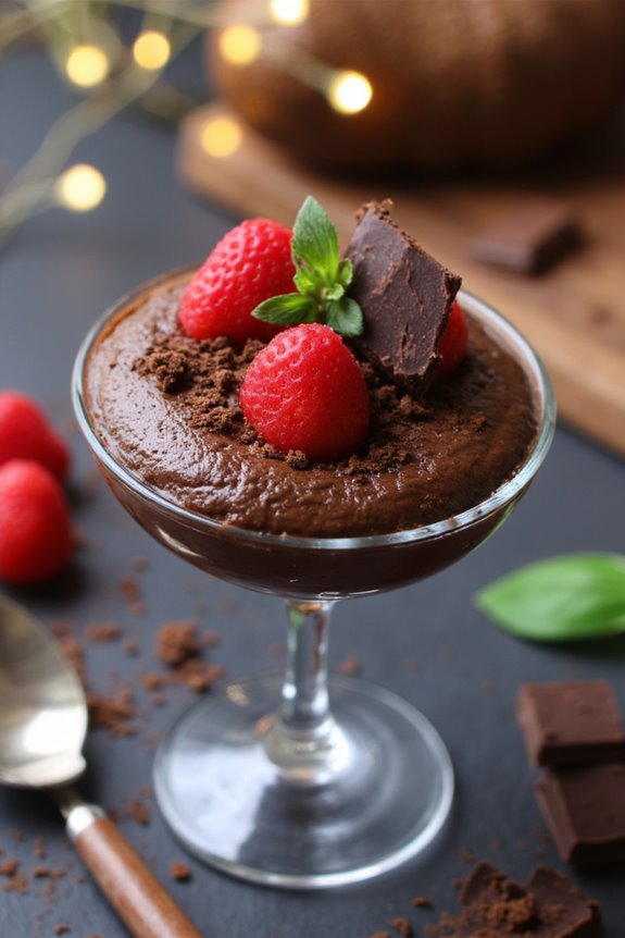 rich creamy avocado mousse