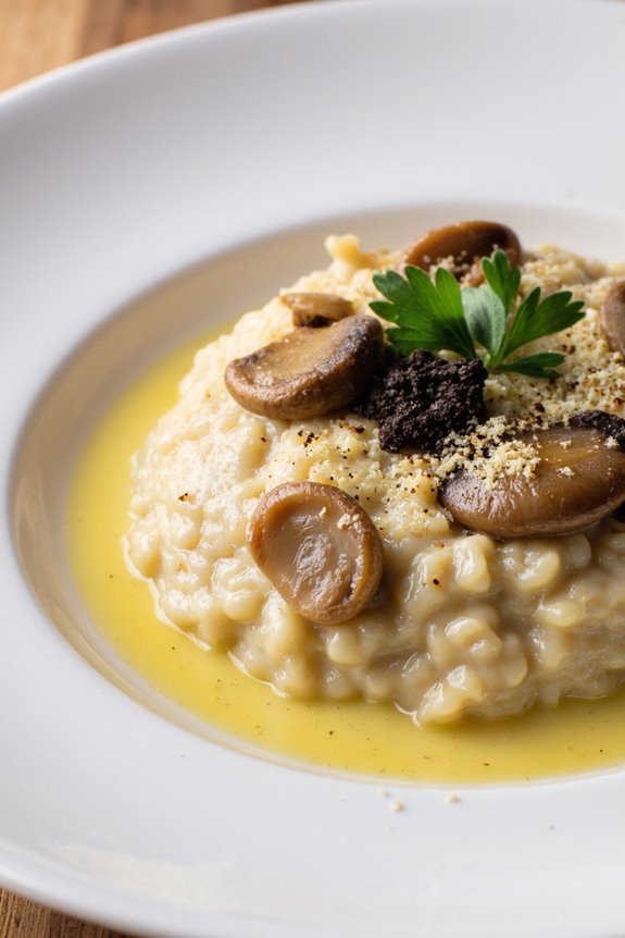 rich creamy truffle risotto