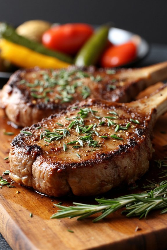 rosemary garlic marinated lamb