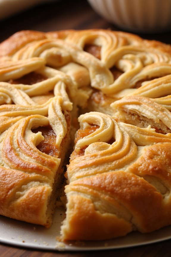 royal almond filled pastry