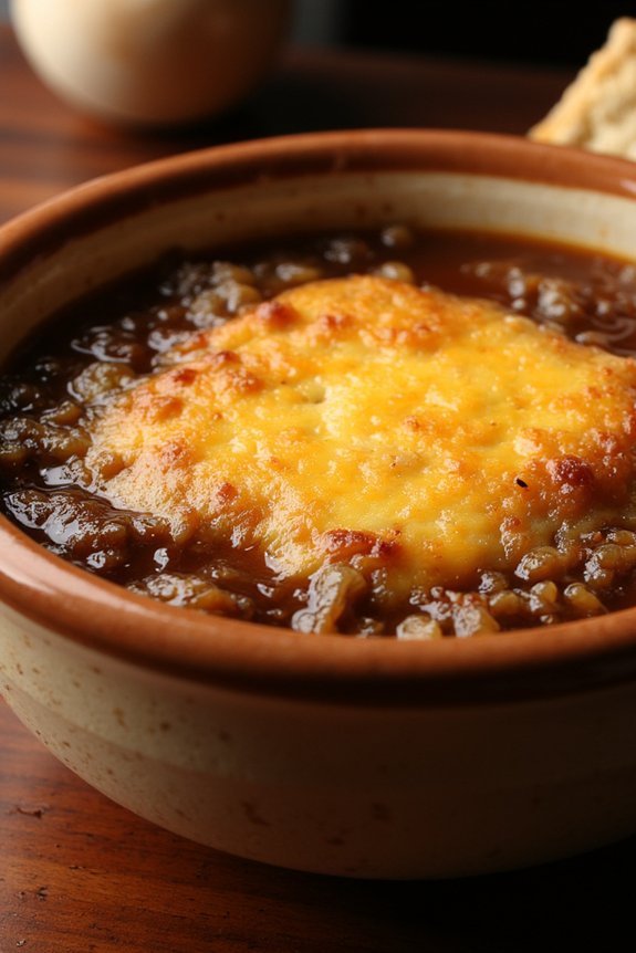 savory caramelized onion soup