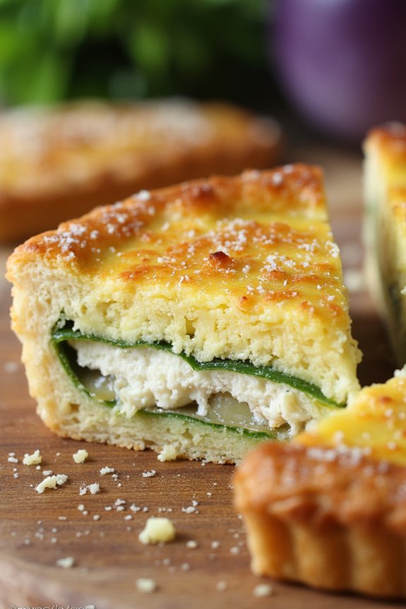 savory french leek tart