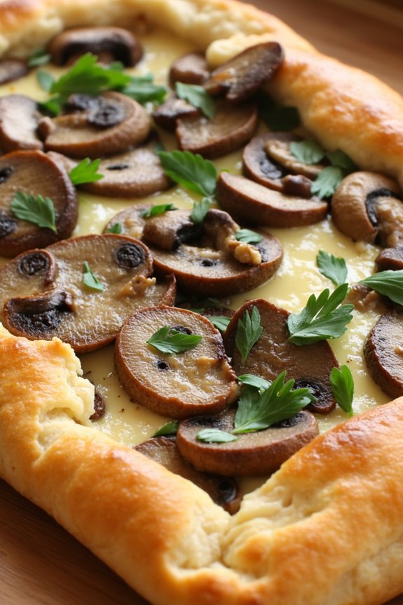 savory mushroom tart recipe