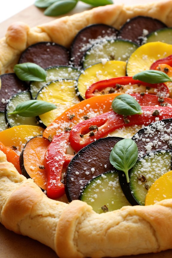 savory ratatouille tart recipe