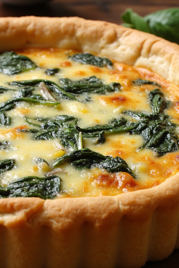 savory spinach gruy re quiche