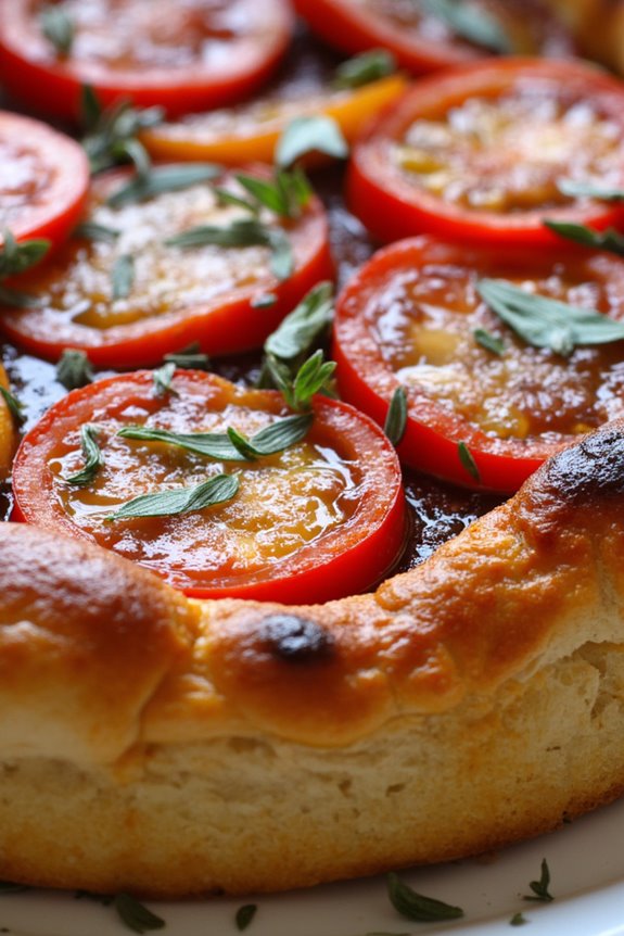 savory summer tomato tart