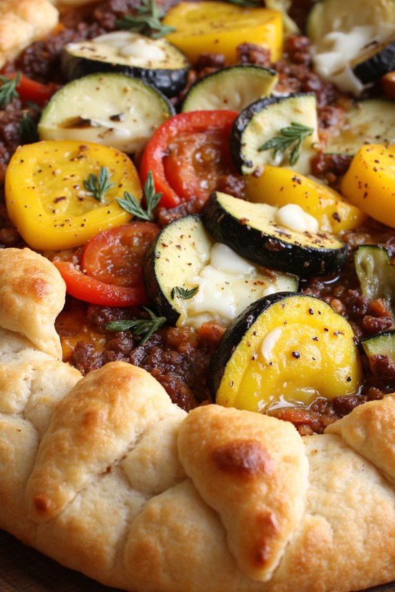 savory vegetable galette recipe