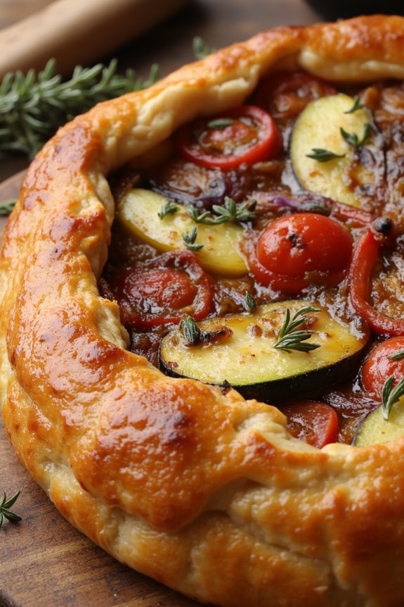 savory vegetable tarte tatin