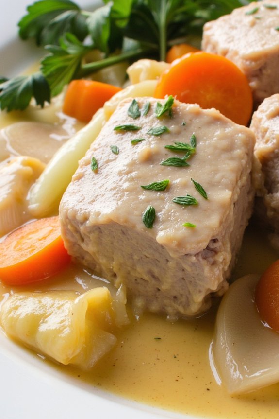slow cooked french veal stew