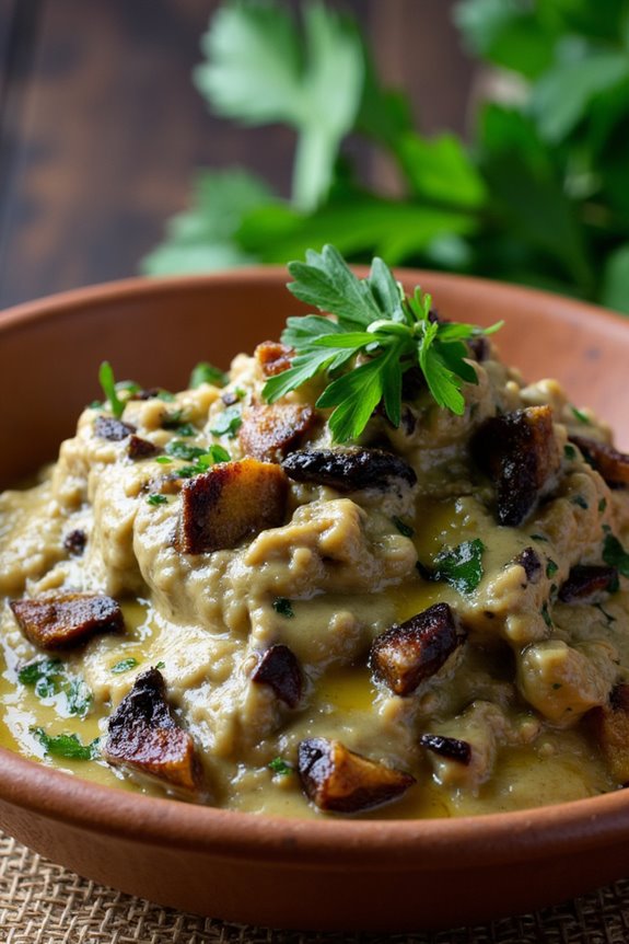 smoky roasted eggplant dip