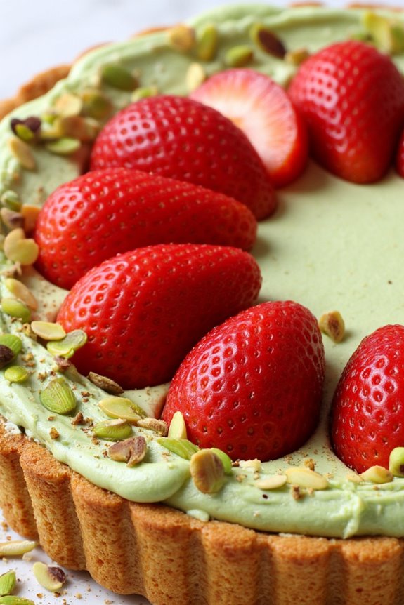 strawberry pistachio tart recipe