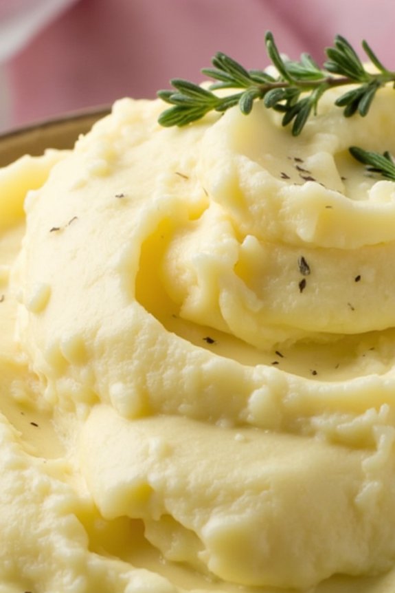 thyme and garlic mashed potatoes