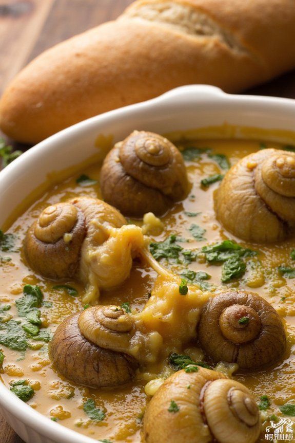 traditional french snail dish