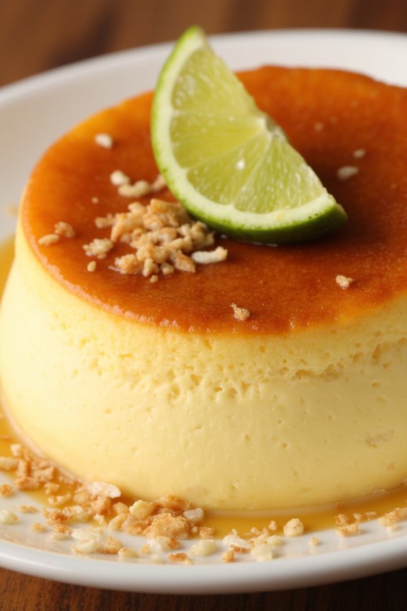 tropical coconut lime dessert