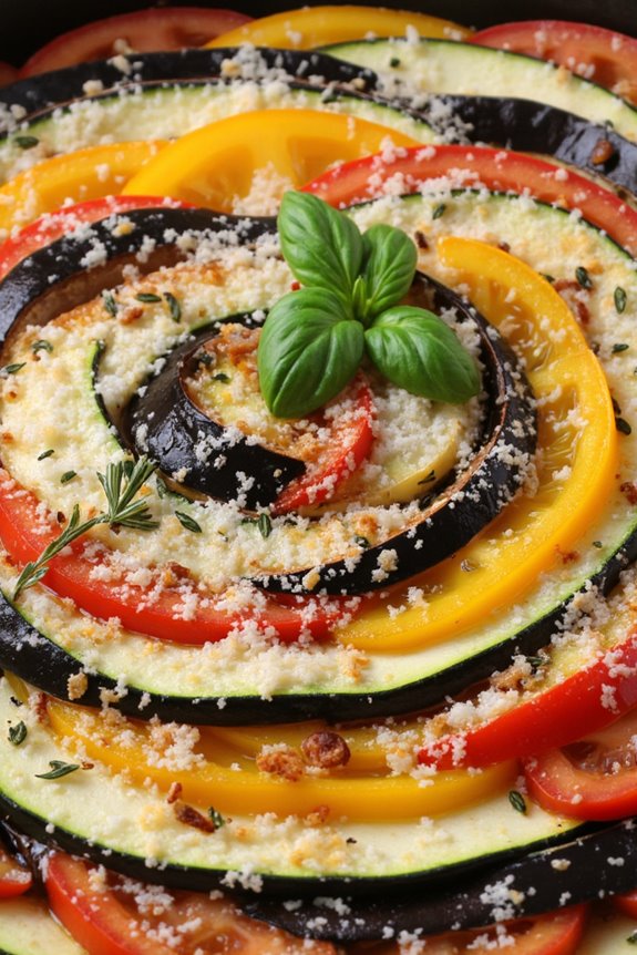 vegetable casserole with herbs