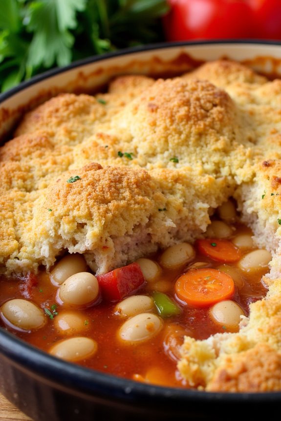 vegetarian french bean casserole