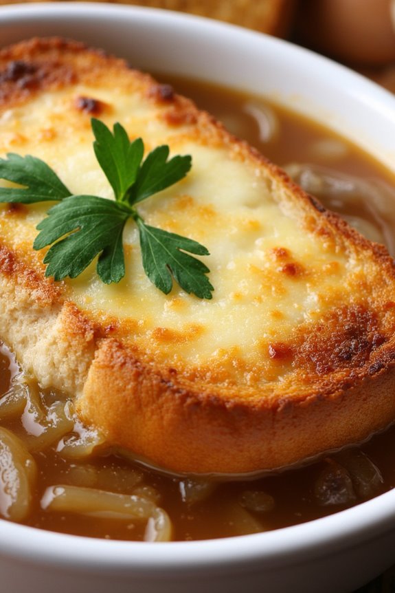 vegetarian french onion soup