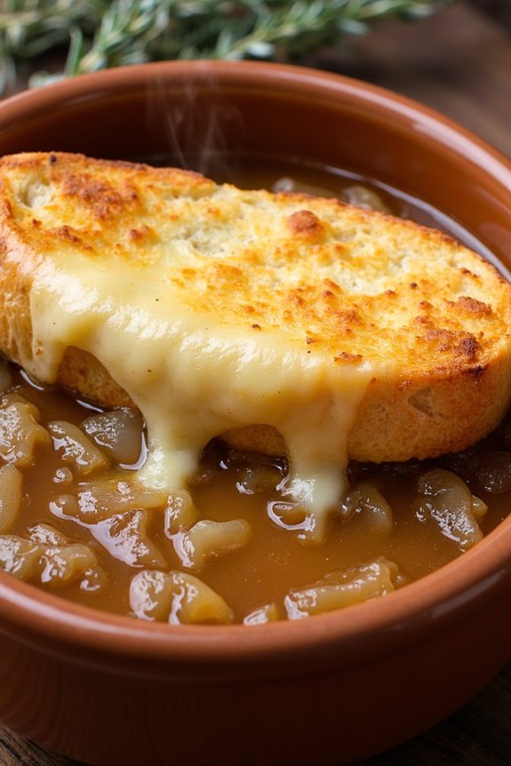 vegetarian french onion soup