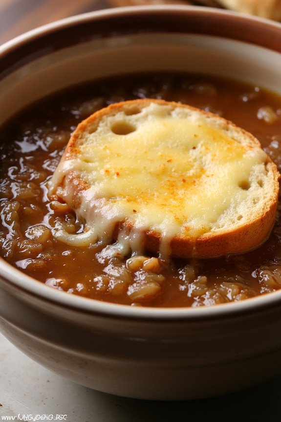 vegetarian french onion soup