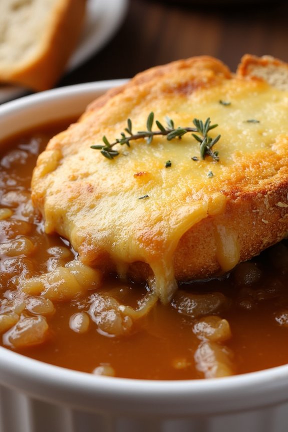 vegetarian french onion soup