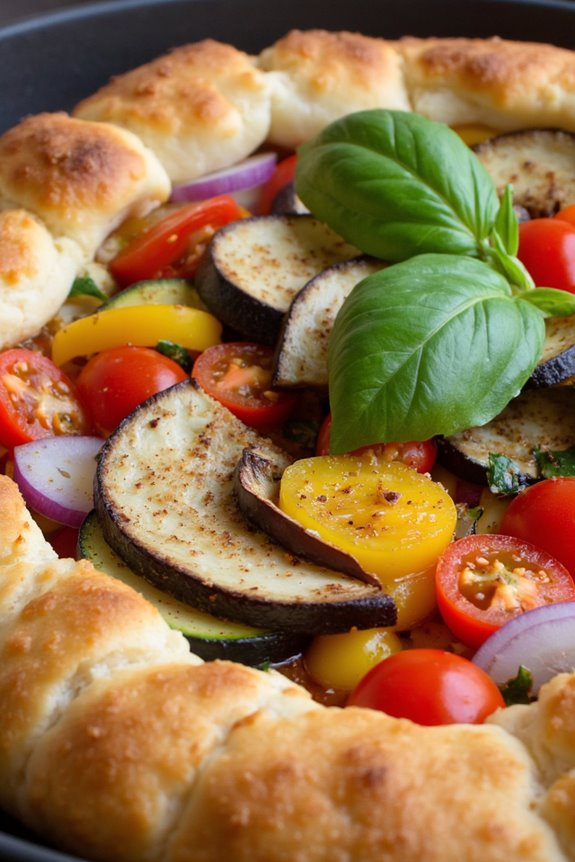 vegetarian ratatouille tart recipe