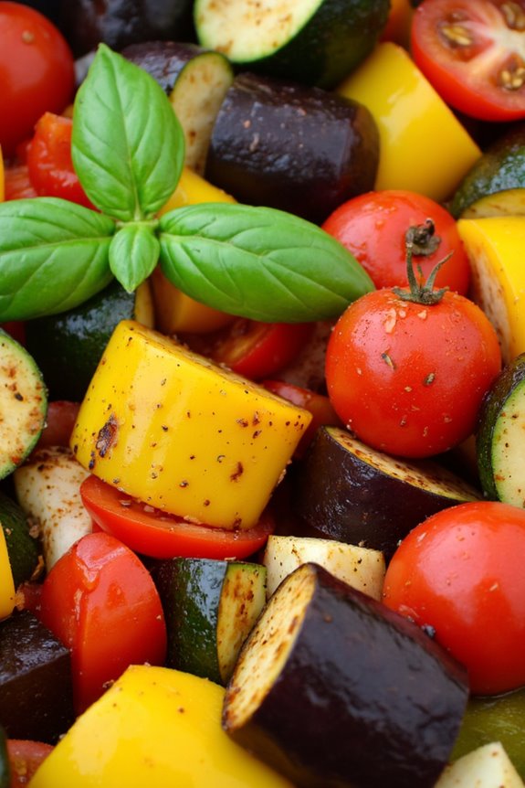 vibrant mediterranean vegetable dish