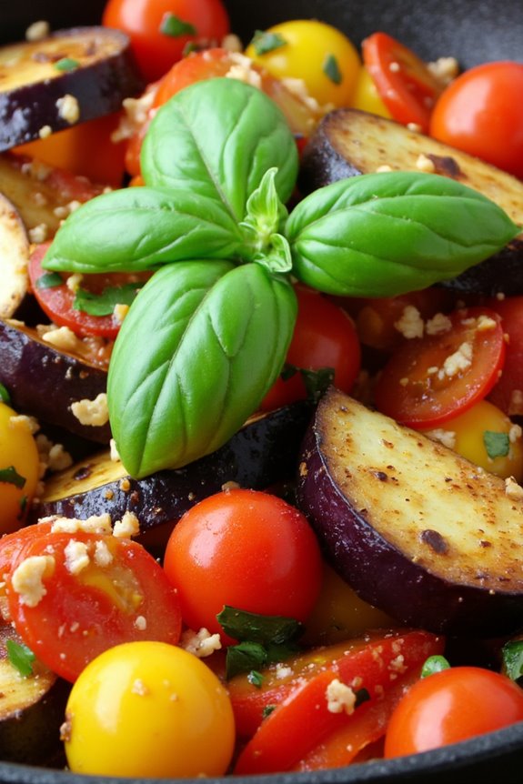 vibrant vegetable medley dish