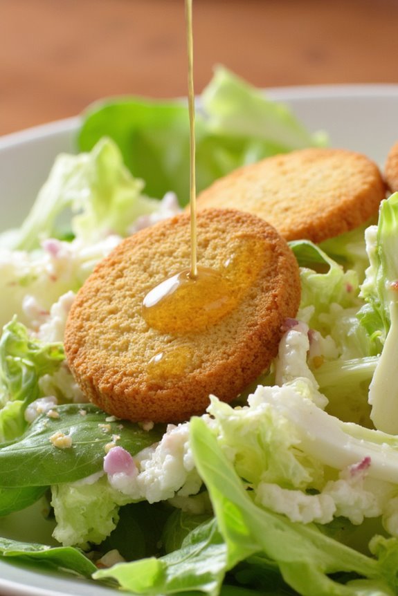 warm goat cheese salad